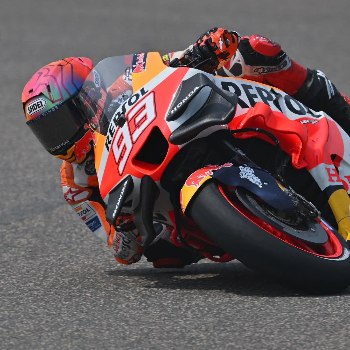 X-FIFTEEN MARQUEZ HOLIGRAPHIC TC-1 FULL FACE HELMET | SHOEI