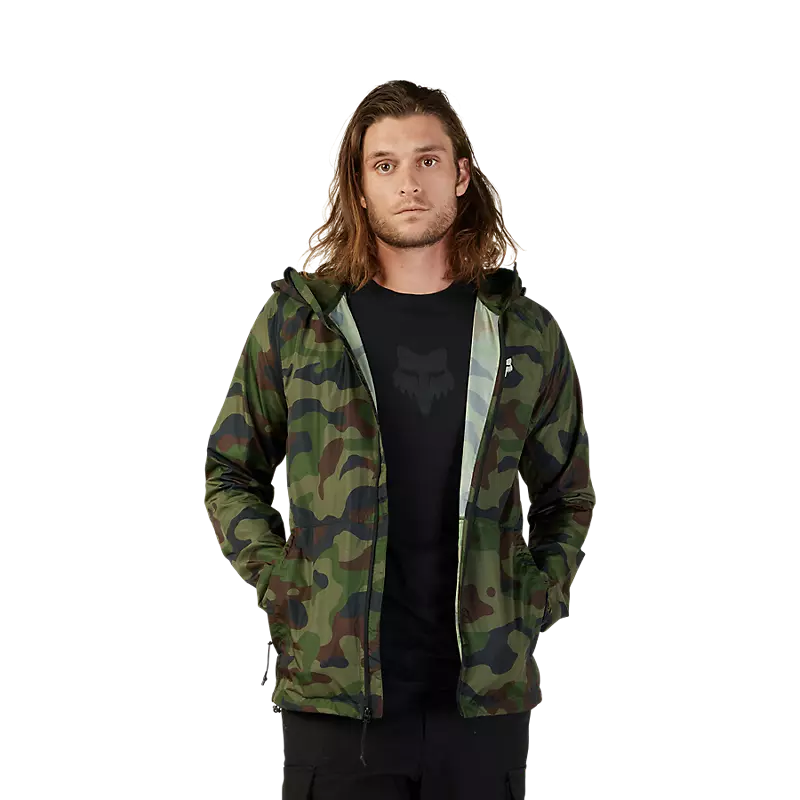 MEN'S FOX HEAD CAMO WINDBREAKER (Green Camo) | Fox