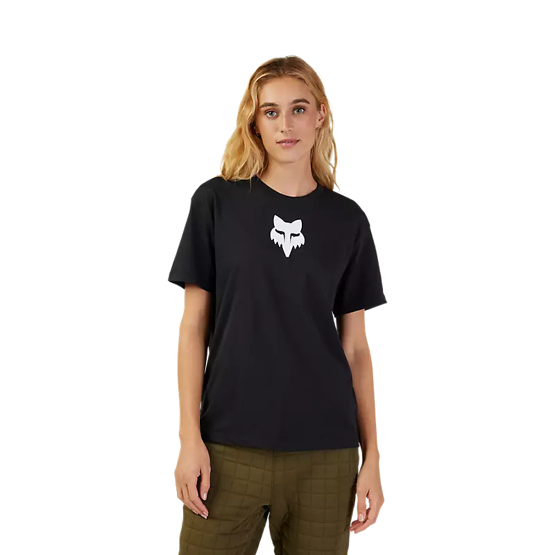 WOMEN'S FOXHEAD SS TEE (Black) | Fox