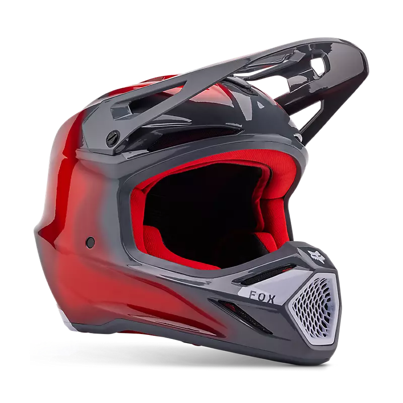 V3 VOLATILE HELMET (Grey/Red) | Fox