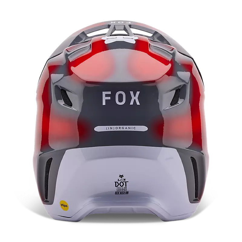 V3 VOLATILE HELMET (Grey/Red) | Fox