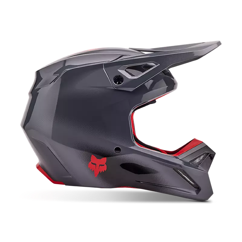 V1 INTERFERE HELMET (Grey/Red) | Fox