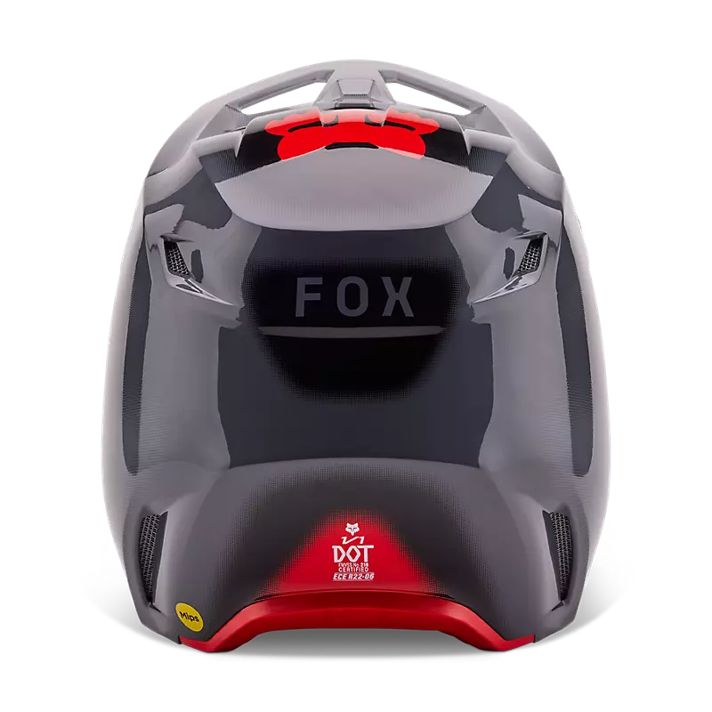 V1 INTERFERE HELMET (Grey/Red) | Fox