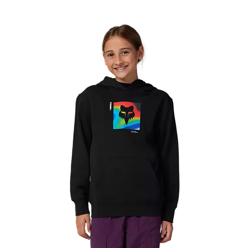 YOUTH SCANS FLEECE PULLOVER (Black) | Fox