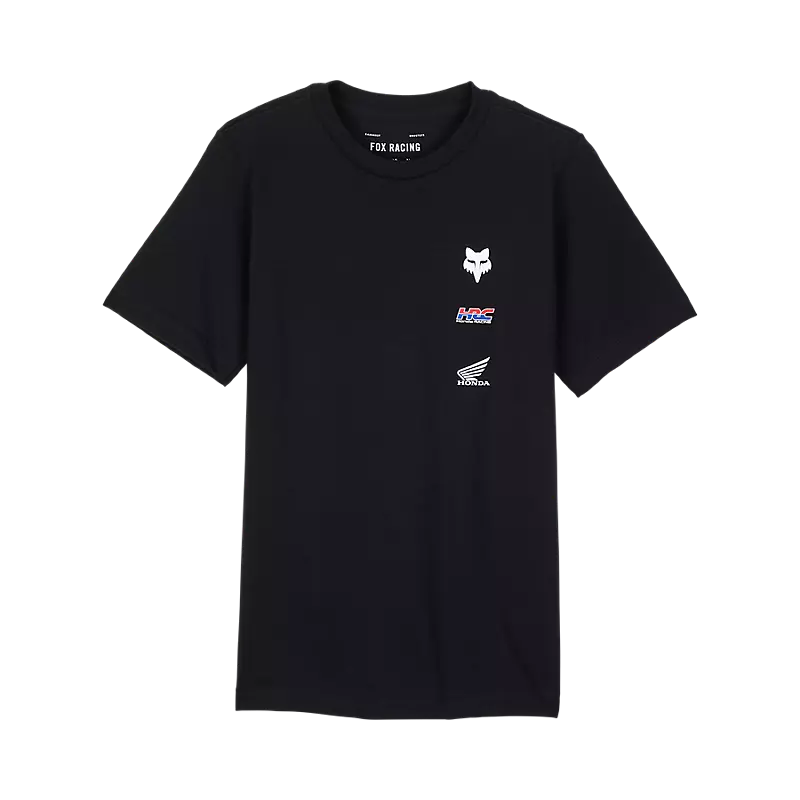 YTH FOX X HONDA SS TEE (BLK) | Fox