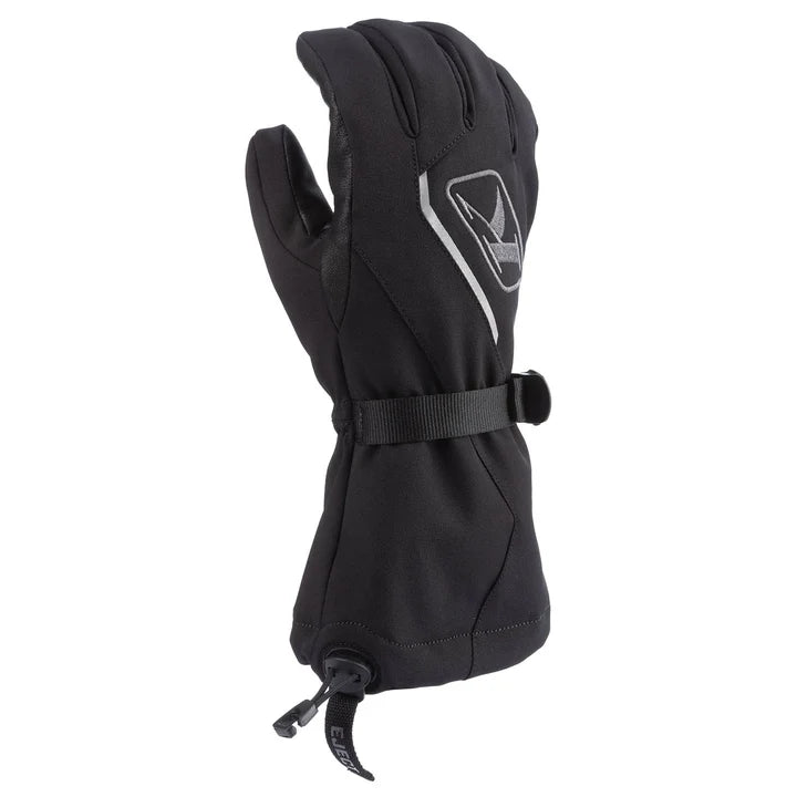 KLIMATE GAUNTLET GLOVE (BLACK-ASPHALT) | KLIM