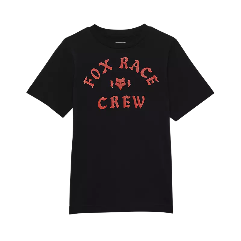 YTH RACE CREW SS TEE (BLK) | Fox