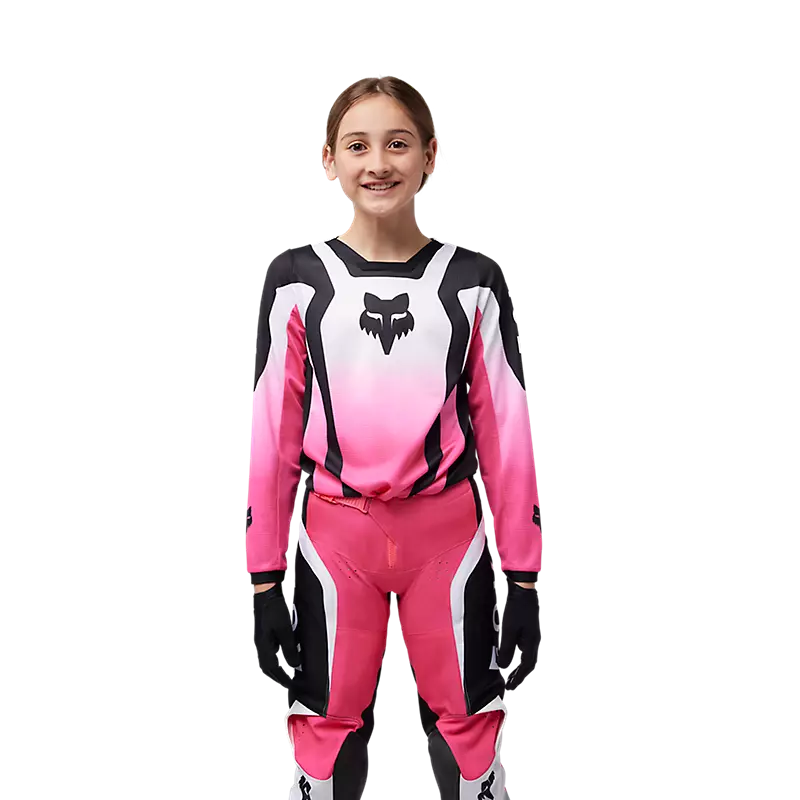 YOUTH GIRLS 180 LEAN JERSEY (BLK/PNK) | Fox Racing