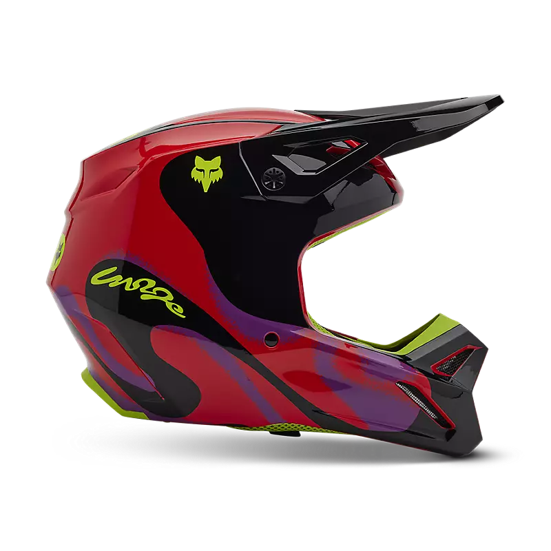 V1 EMOTION HELMET (FLO RED) Fox Racing - Main Image