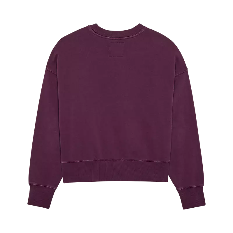 W WORDMARK OVERSIZED FLEECE CREW (SANGRIA) | Fox Racing