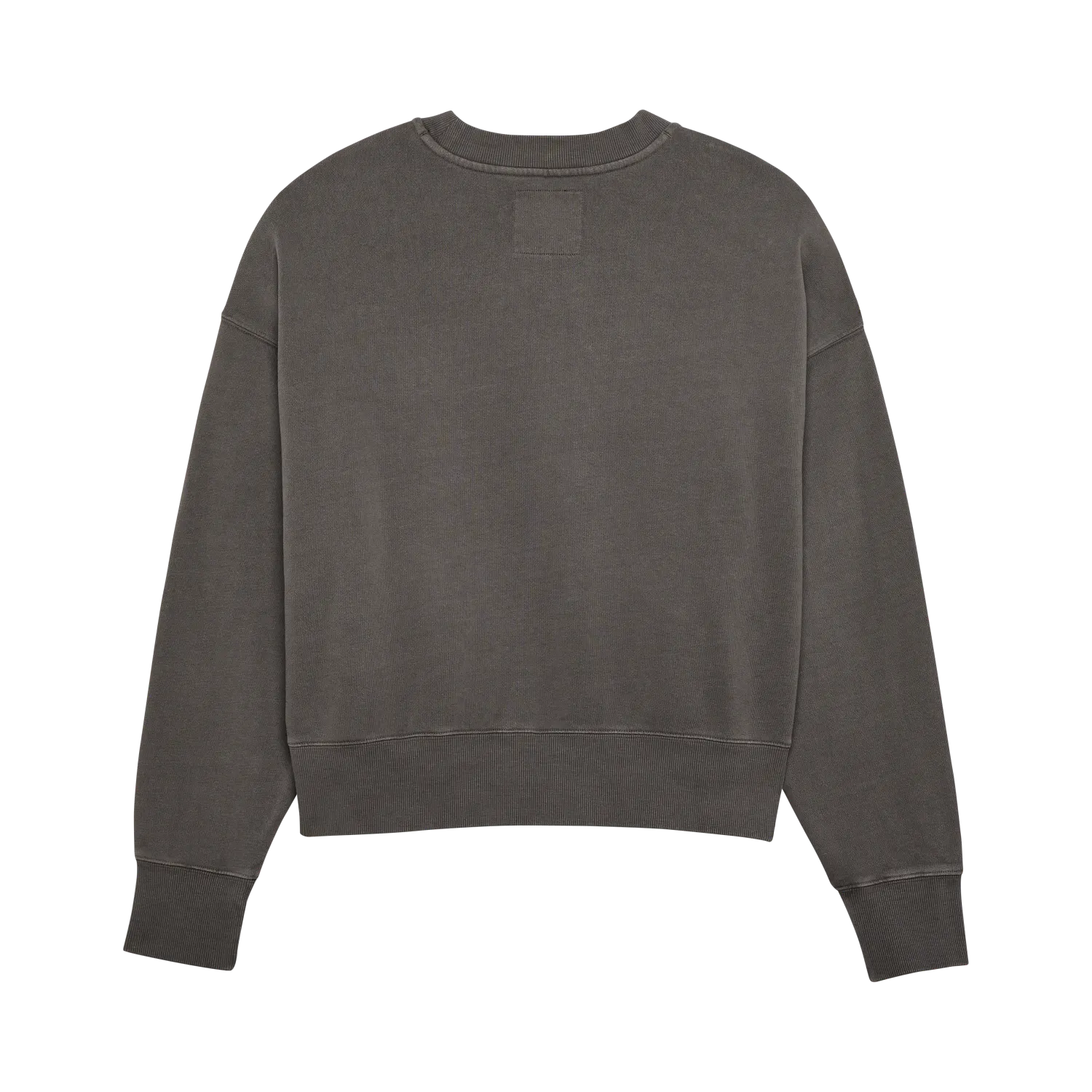 WOMEN'S WORDMARK OVERSIZED FLEECE CREW (Pewter Grey) | Fox Racing