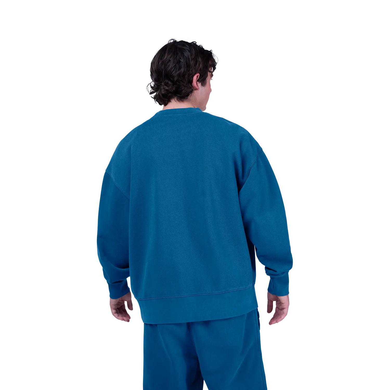 WORDMARK OVERSIZED FLEECE CREW (TWI) | FOXHEAD