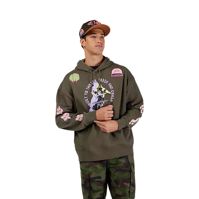 PRO CIRCUIT OVER SIZED FLEECE PULLOVER (Military Green) | Fox Racing