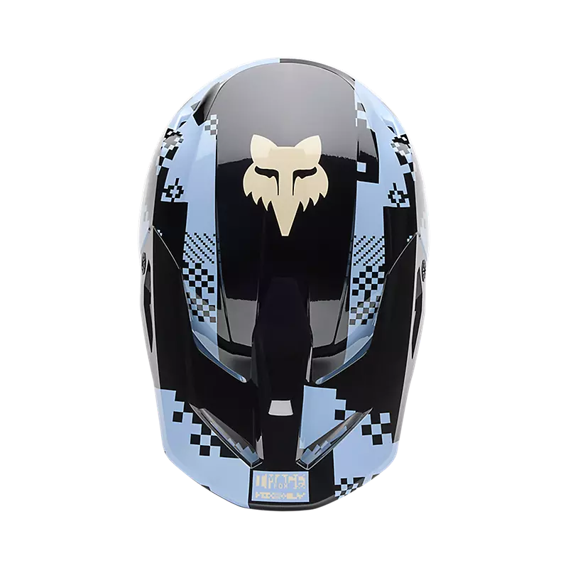 V1 DIGI IMAGE HELMET (Light Slate Blue) | Fox Racing