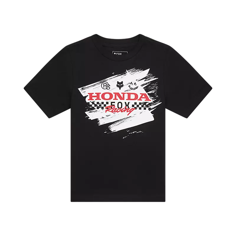 YOUTH FOX X HONDA SS TEE (Black) | Fox Racing