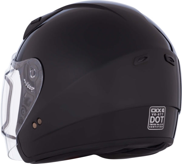 VG977 OPEN FACE DUAL LENS HELMET (Glossy Black) | CKX