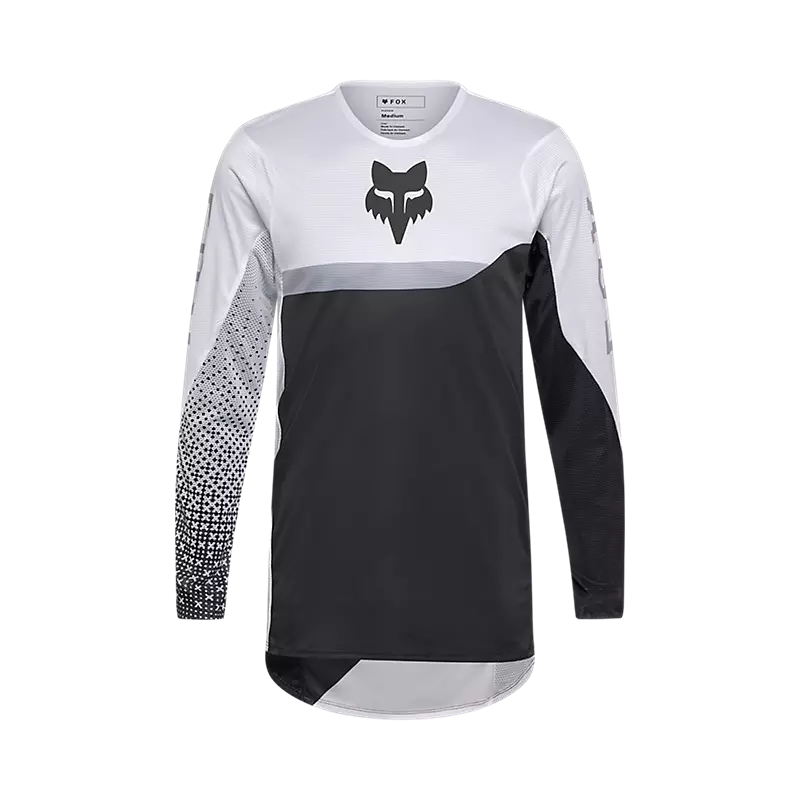 FLEXAIR FRACTURE JERSEY (White/Black) | Fox Racing