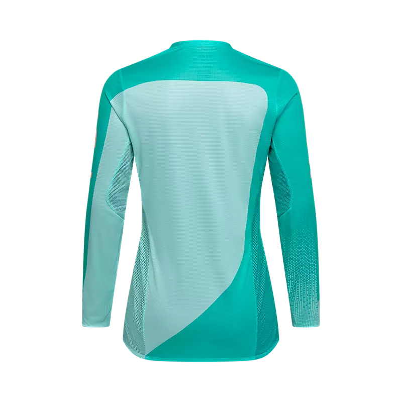 WOMEN'S FLEXAIR FRACTURE JERSEY (Aqua) | Fox Racing
