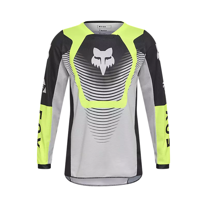 YOUTH 180 COLLECT JERSEY (Grey/Yellow) | Fox Racing