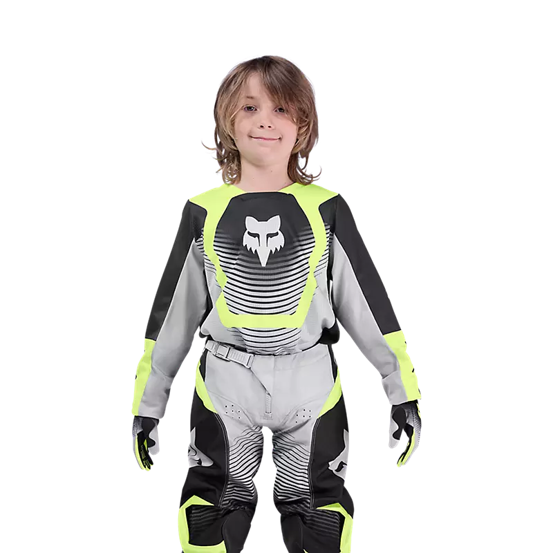 YOUTH 180 COLLECT JERSEY (Grey/Yellow) | Fox Racing
