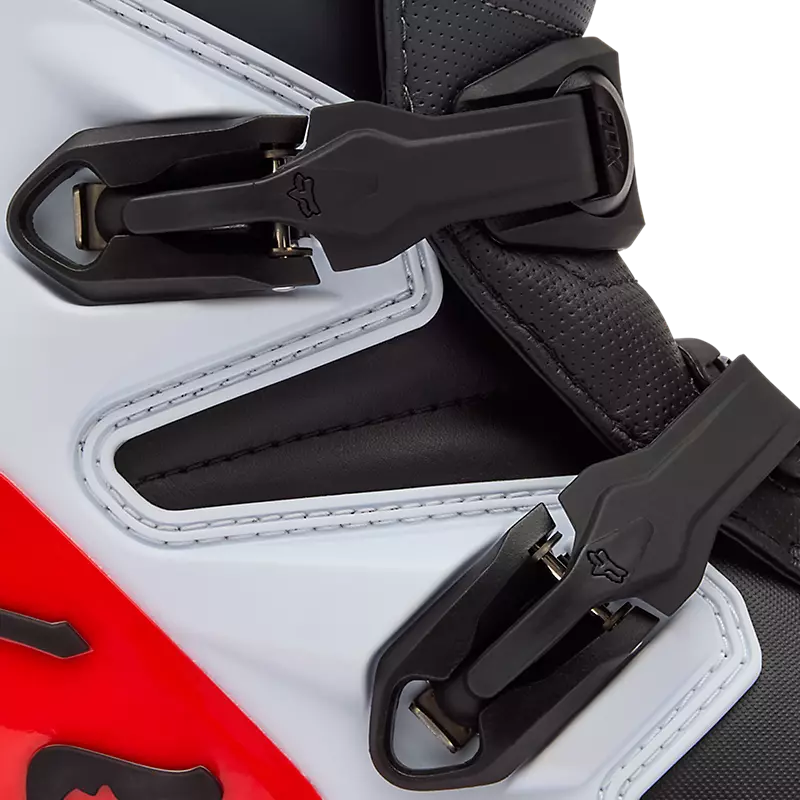 COMP BOOT (White/Flo Red) | Fox Racing