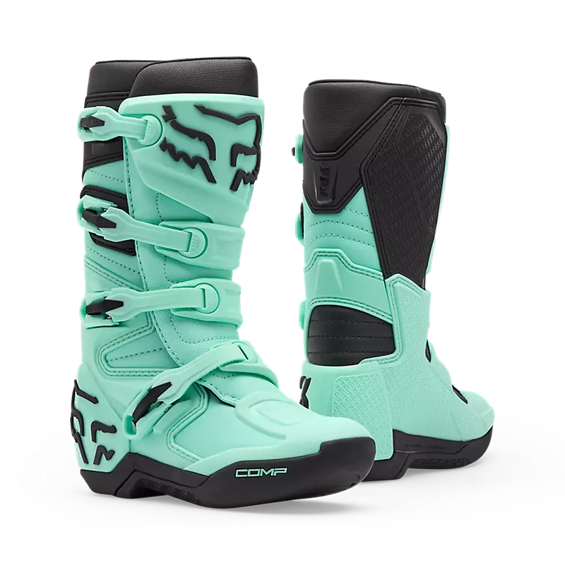 YOUTH COMP BOOT (Teal) | Fox Racing