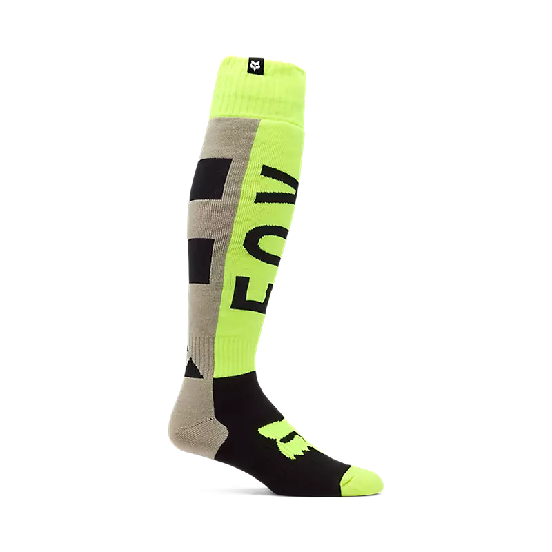 180 COLLECT SOCK (Grey/Yellow) | Fox Racing