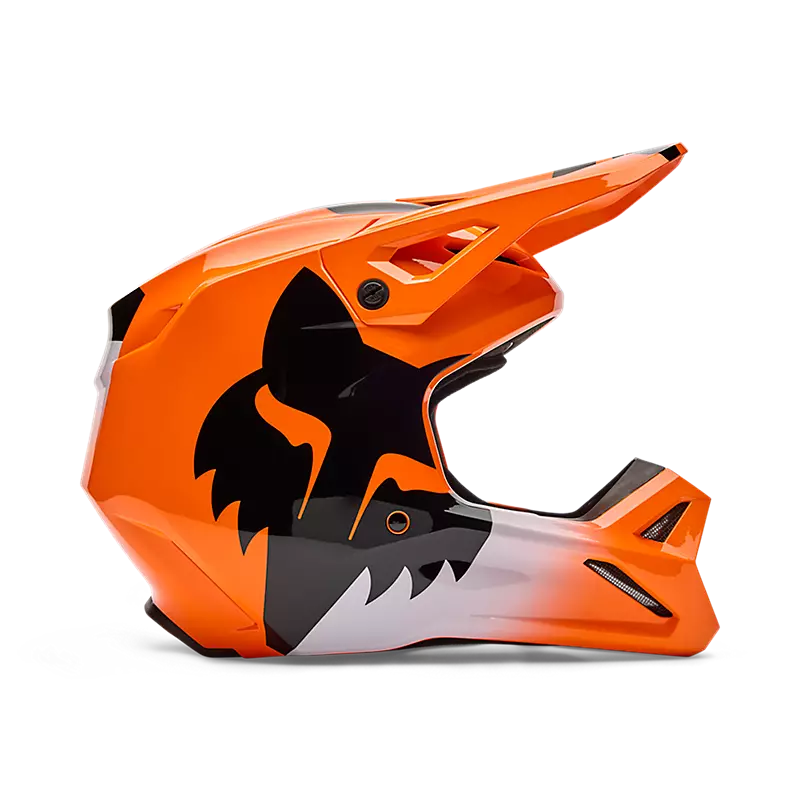 V1 SHIELD HELMET (Flo Orange) | Fox Racing