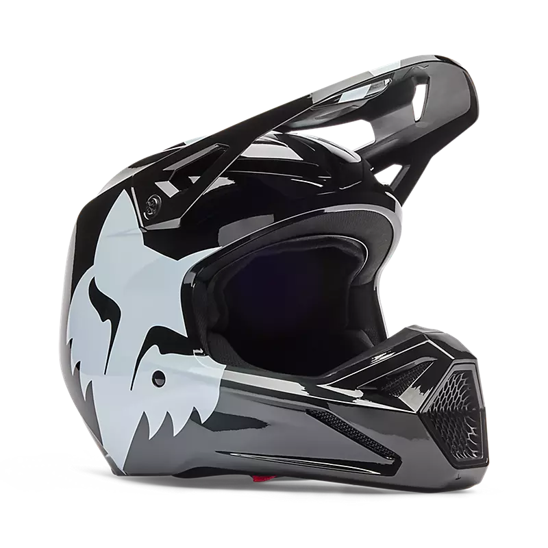 YOUTH V1 SHIELD HELMET (Black) | Fox Racing