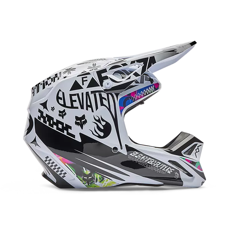 V1 IMAGE COSMO HELMET (Black/White) | Fox Racing