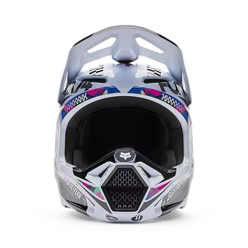 V1 IMAGE COSMO HELMET (Black/White) | Fox Racing