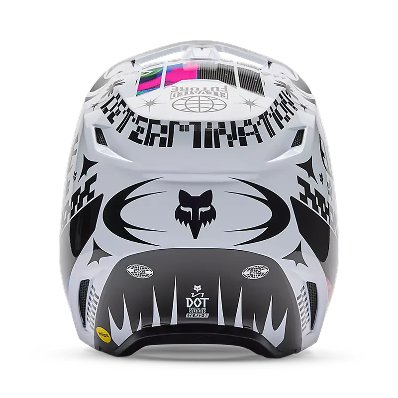 V1 IMAGE COSMO HELMET (Black/White) | Fox Racing