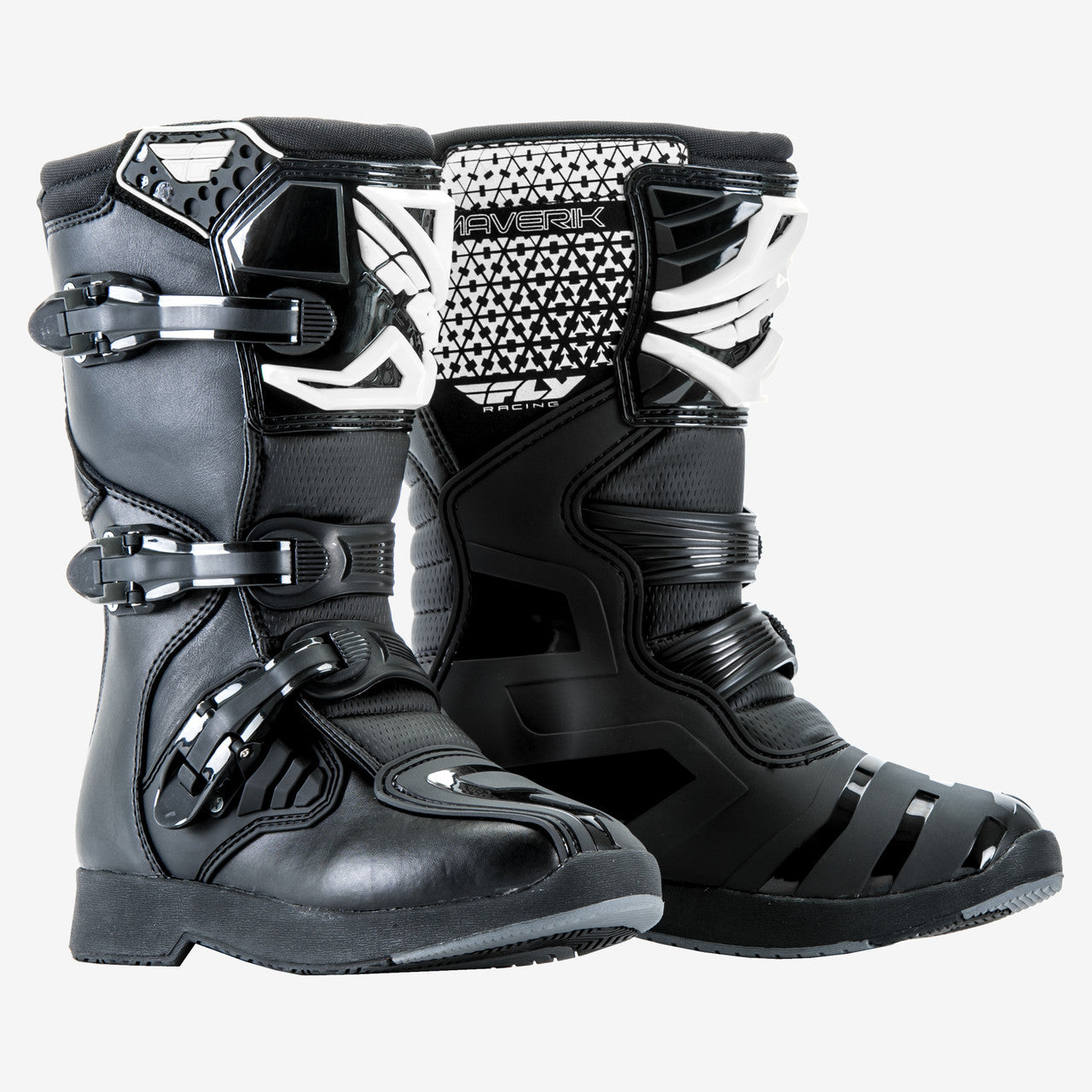 YOUTH MAVERIK BOOTS (Black) | FLY RACING