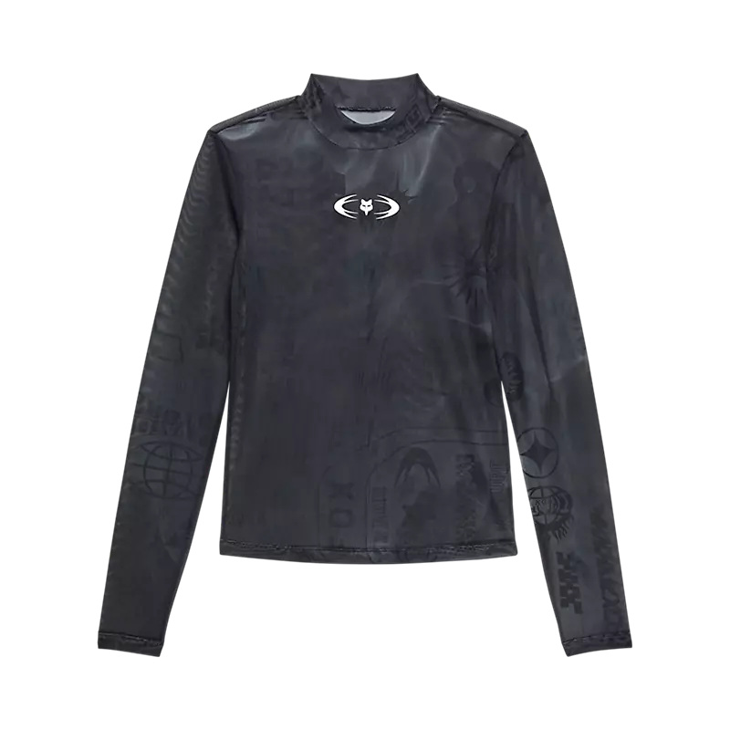 WOMEN'S IMAGE COSMO MESH LONG SLEEVE TOP (Dark Shadow) | Fox Racing