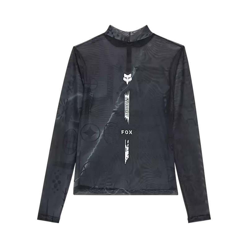 WOMEN'S IMAGE COSMO MESH LONG SLEEVE TOP (Dark Shadow) | Fox Racing