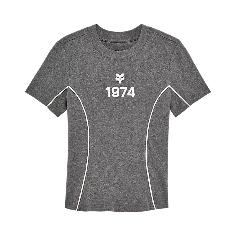 W MOTO-X FITTED TEE (Heather Graphite) | Fox Racing