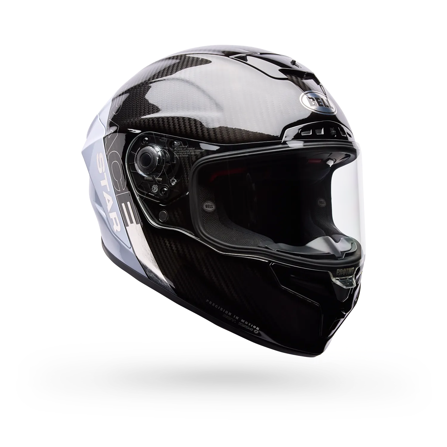 RACE STAR DLX FLEX CARBON (Strike Silver/White) | BELL