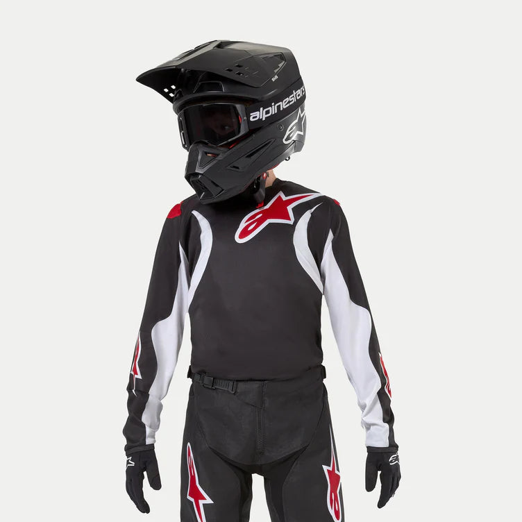 ALPINESTAR YOUTH JERSEY R-LUCE (Black/White) | Alpinestar