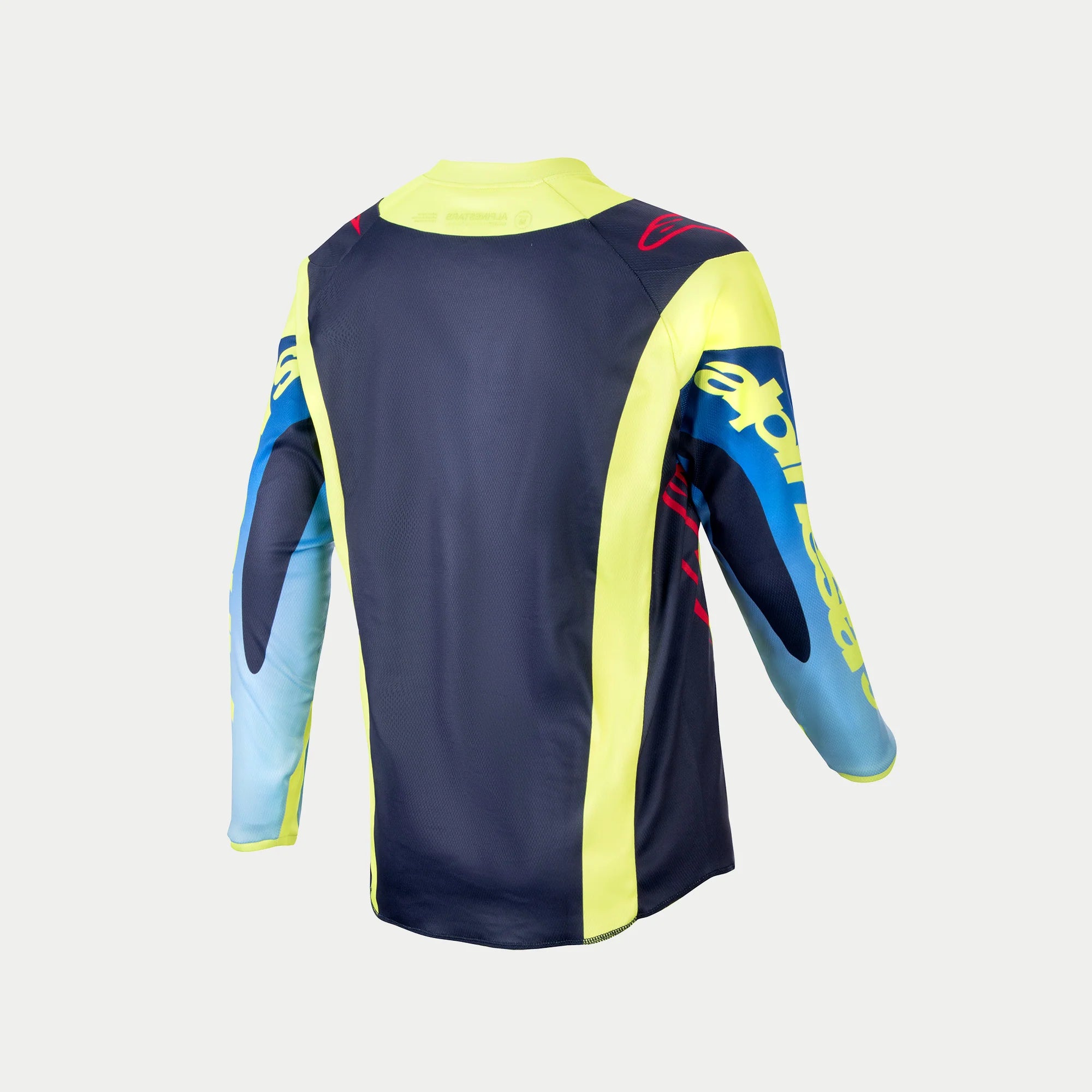 ALPINESTAR YOUTH JERSEY R-HOEN (Yellow Fluo/Blue Night/Navy) | Parts Canada