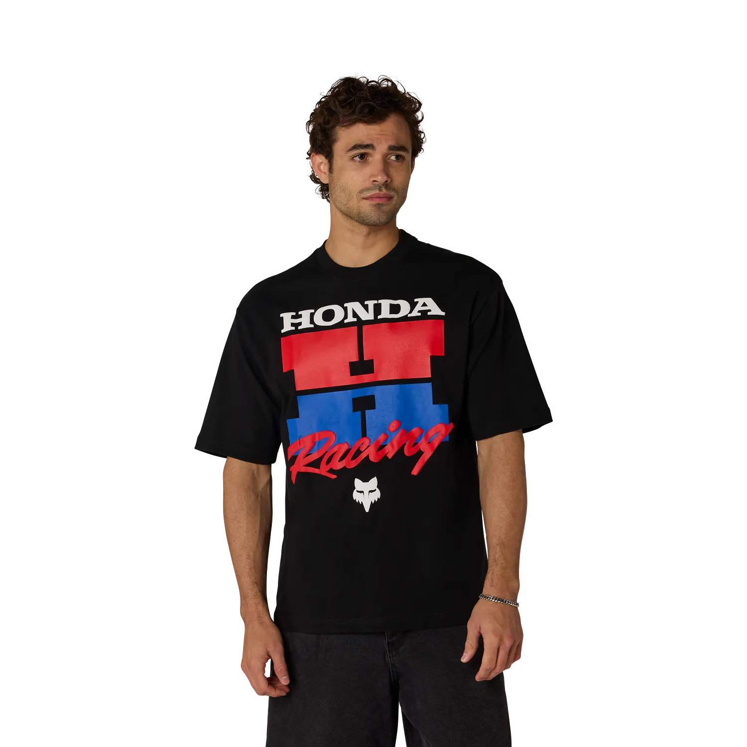 HONDA MIDWEIGHT SS TEE (Black) | Fox Racing