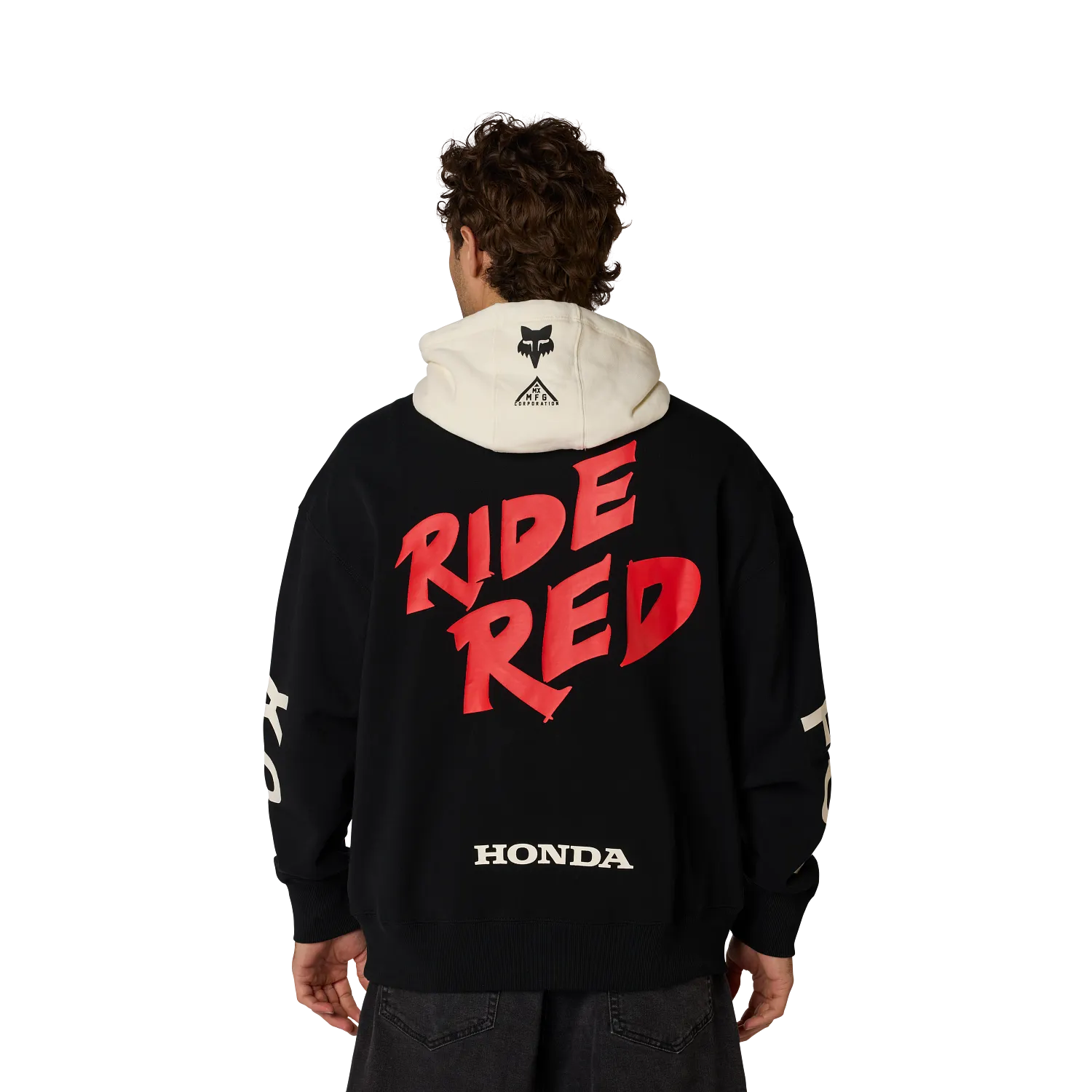 HONDA HEAVYWEIGHT FLEECE PULLOVER (Black) | Fox Racing