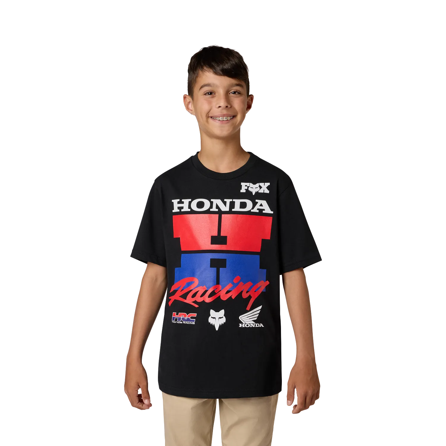 YOUTH HONDA SS TEE (Black) | Fox Racing