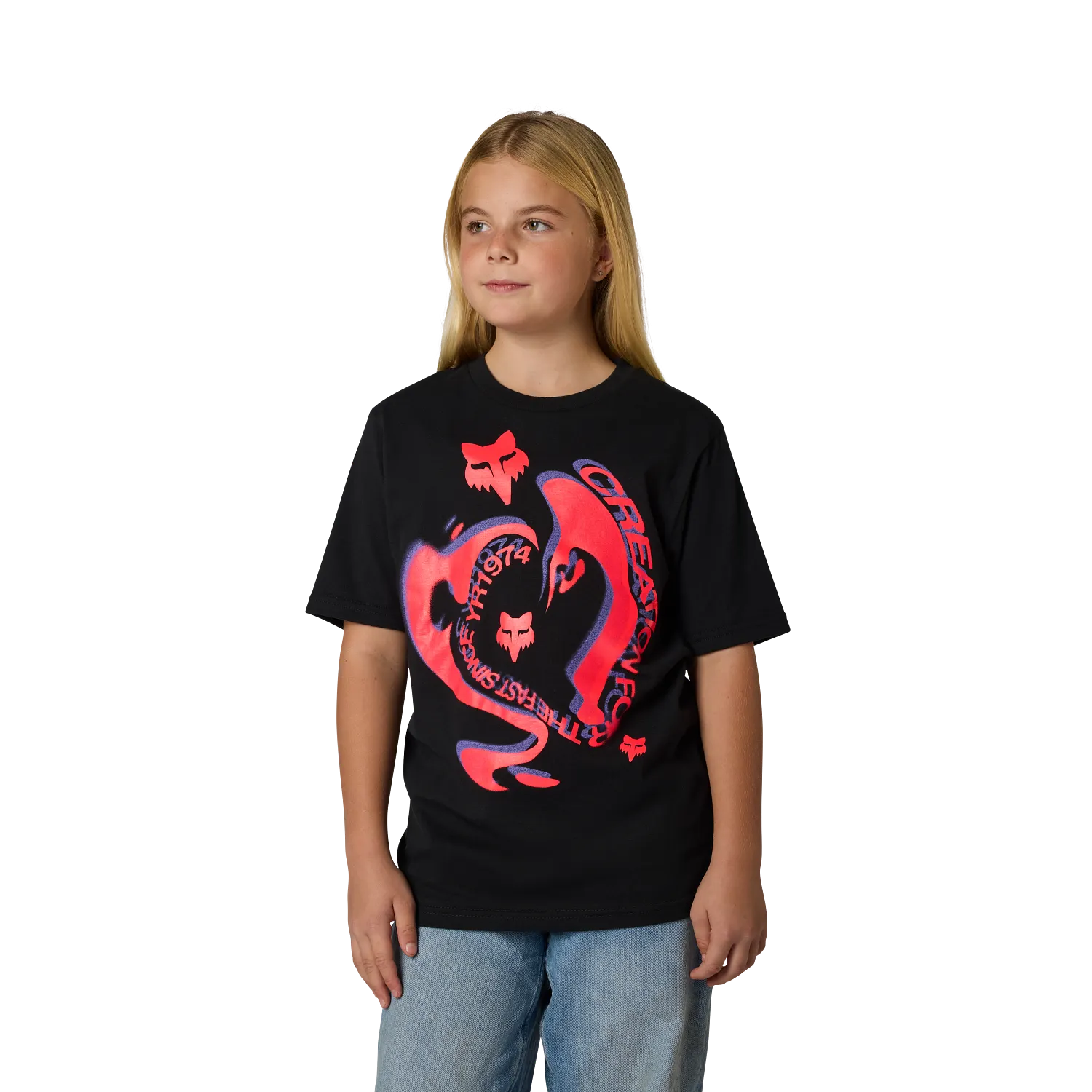 YOUTH VISION SS TEE (Ultra Black) | Fox Racing