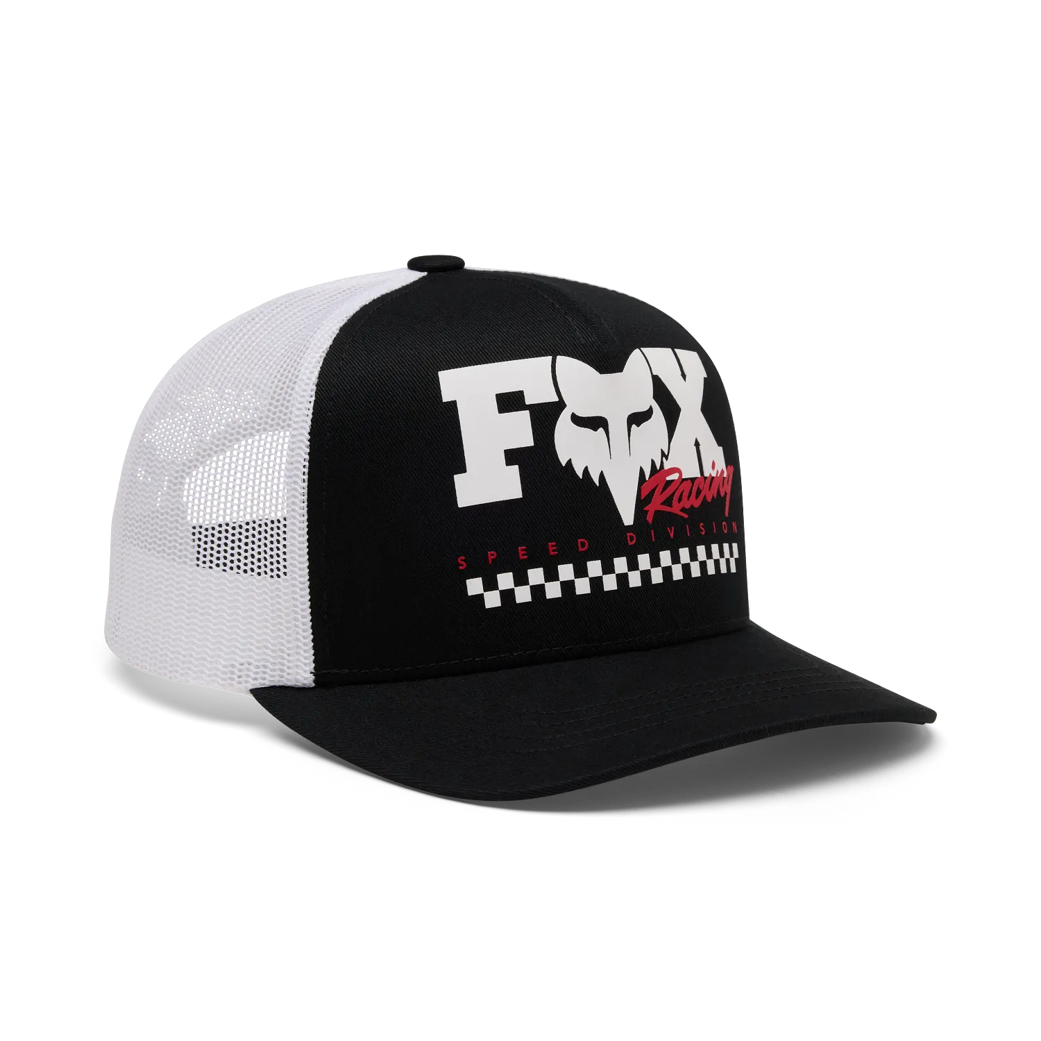 YOUTH CHECKER MESH TRUCKER HAT (BLACK) | Fox Racing