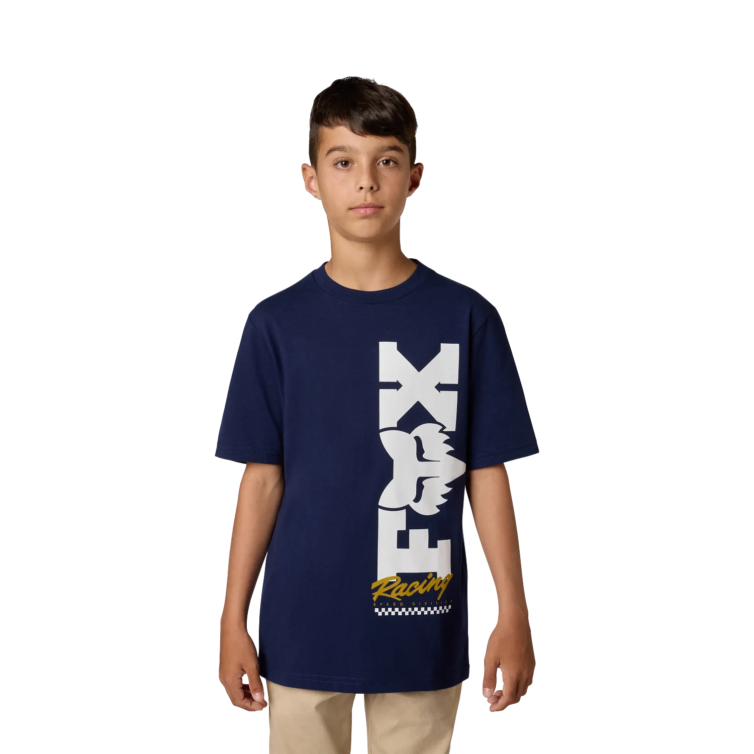 YTH CHECKER SS TEE (Navy) | Fox Racing