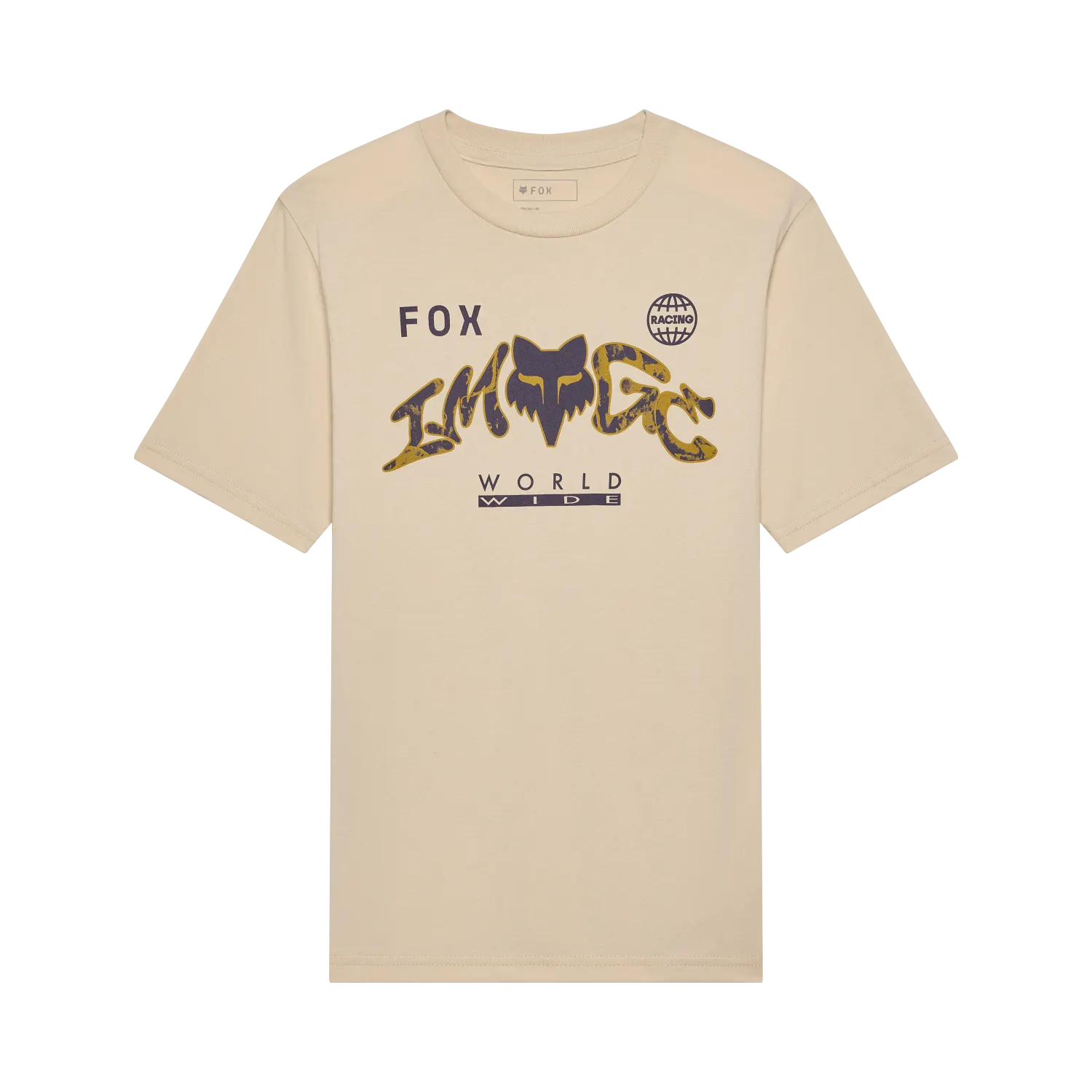 YTH IMAGE PRINT SS TEE (TAN) | FOXHEAD