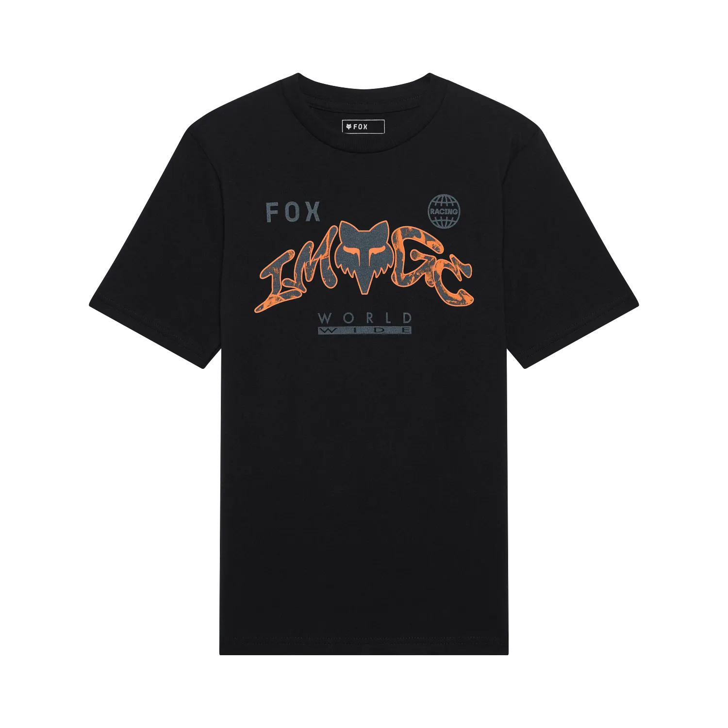 YTH IMAGE PRINT SS TEE (U BLK) | FOXHEAD