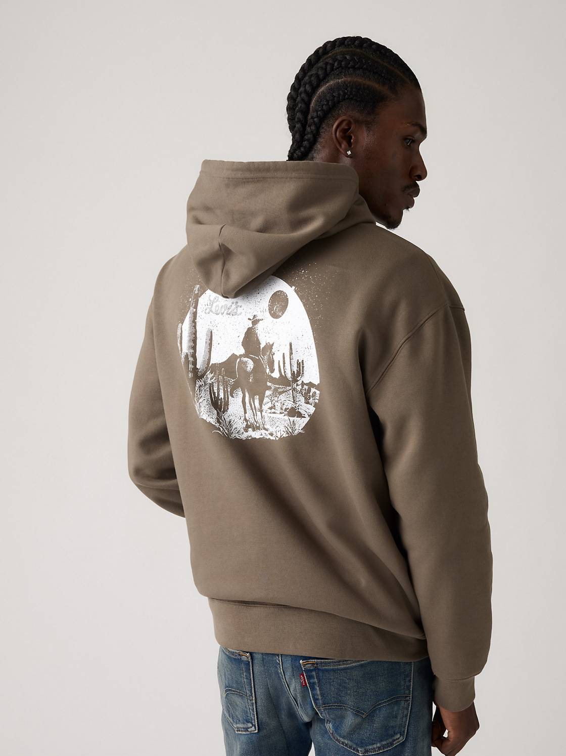 MEN'S RELAXED GRAPHIC PULLOVER (Desert Cowboy) | LEVI'S