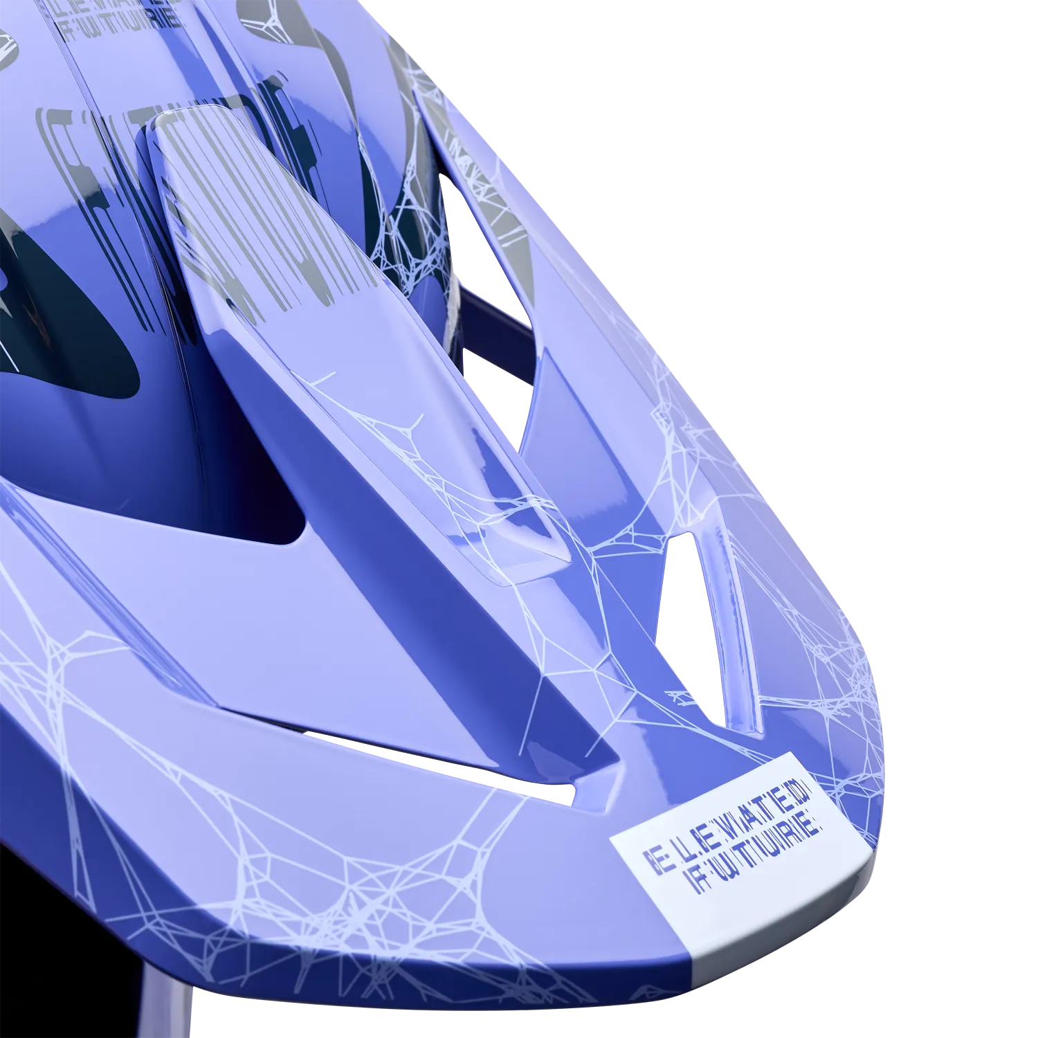 YOUTH V1 DIFFUSE SE HELMET (PUR DOVE) | FOX RACING