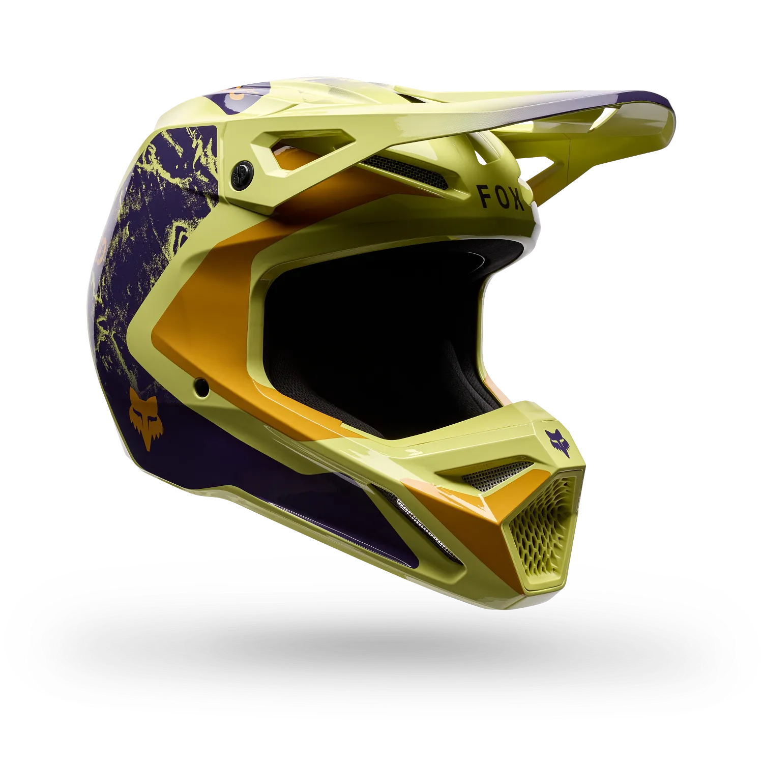 V1 IMAGE PRINT HELMET (PR YLW) | FOX RACING